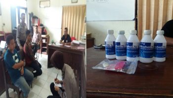 pesta miras oplosan di puskesmas werdi