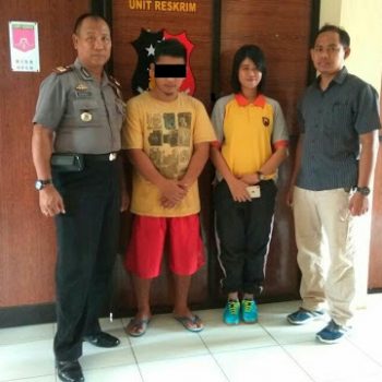 pelaku penyiraman air keras