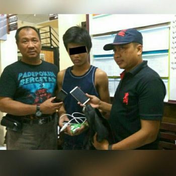 teler sambil nyolong