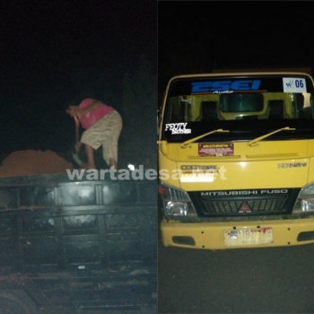 warga kedungjaran blokir truk