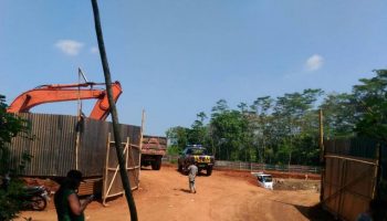 eskavator hilang