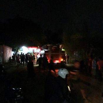 kebakaran gudang mebel wiradesa