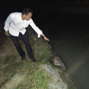 buruh tewas mengambang