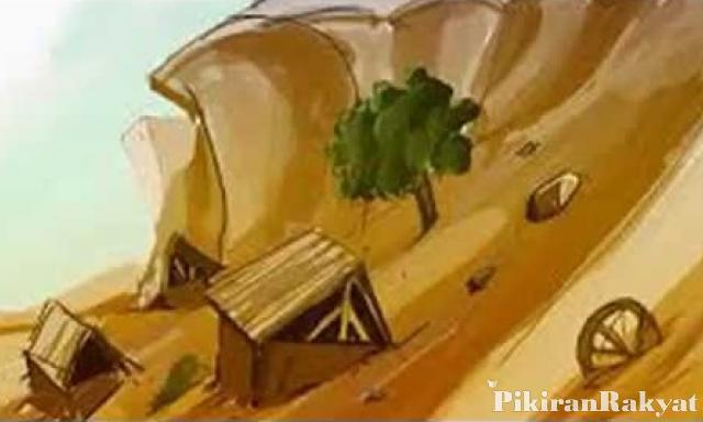 ilustrasi longsor