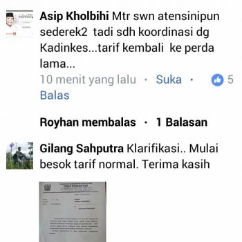 tarif puskesmas ditunda