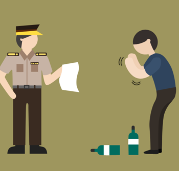 ilustrasi razia gabungan miras