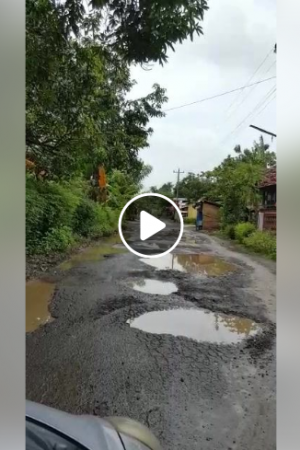 video warga kondisi jalan pemalang