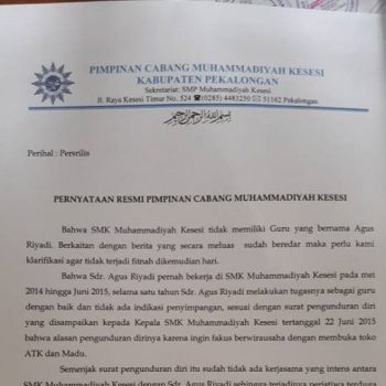 pers rilis agus