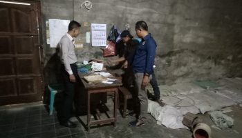 olah tkp pencurian beras