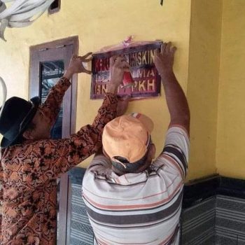 ilustrasi penempelan warga miskin