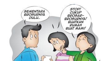 ilustrasi numpang mertua