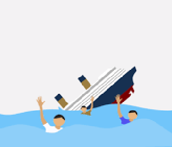 kapal tenggelam