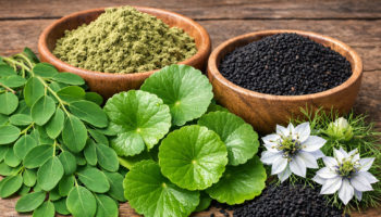 kelor pegagan jintan