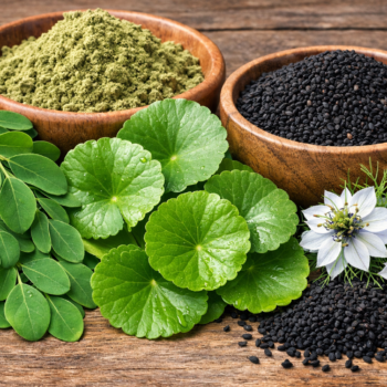 kelor pegagan jintan